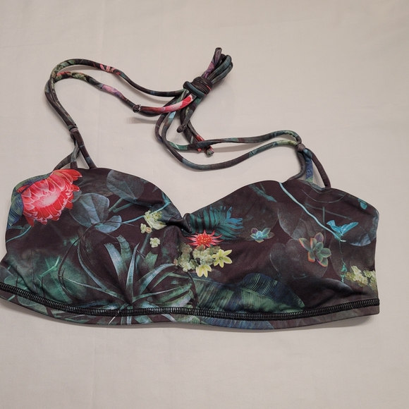Lululemon Floral Multi-Strap Bikini Swim Top | Size 10 - Picture 1 of 10